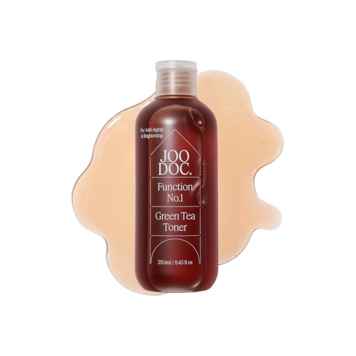 Function No. 1 Green Tea Toner 250ml | 5% Niacinamide, 78% Jeju Greentea Water, 5% Centella Asiatica Extract, Panthenol | Anti-oxidant, for Dry and agin Skin Korea Derma-Skincare (Green Tea)
