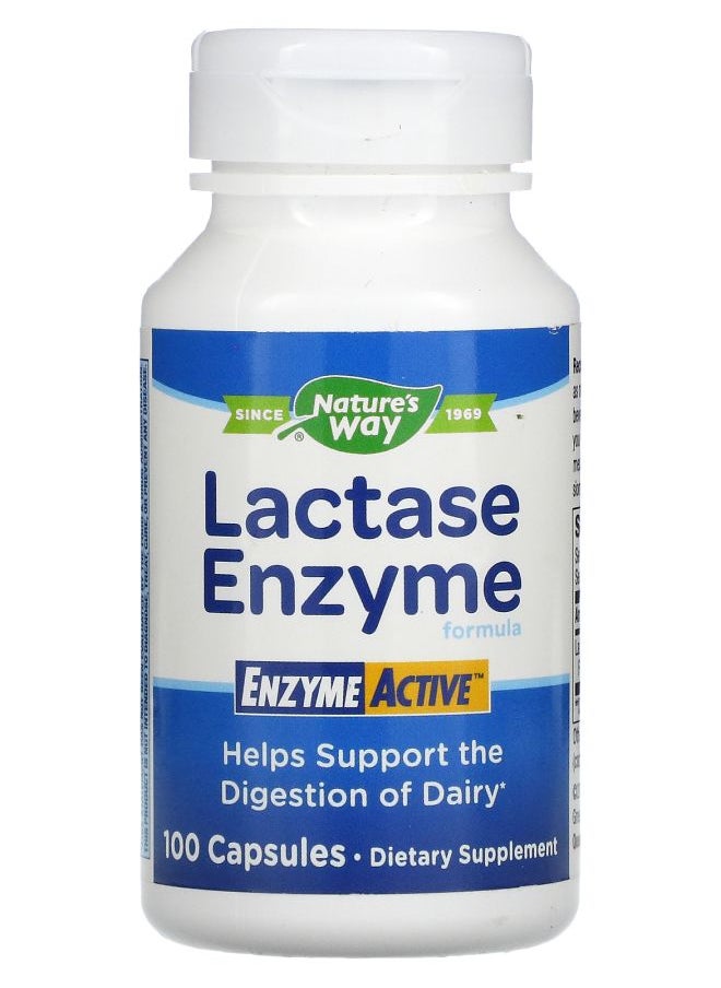 Nature's Lactase Enzyme Formula 100 Capsules 