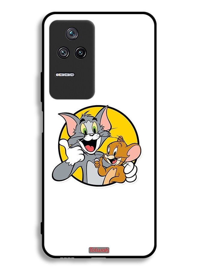 Tolwak Xiaomi Redmi K50 Protective Case Cover Tom And Jerry - Image 2