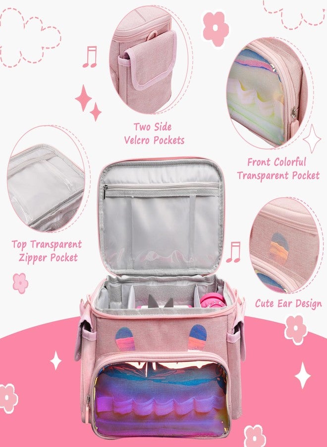 Jaffzora Carrying Case Compatible with Tonies Figures Accessories, Folding Carry Storage Bag for Toniebox Audio Player Starter Set & Kids Dolls Characters, Musical Toy Bag - Image 5