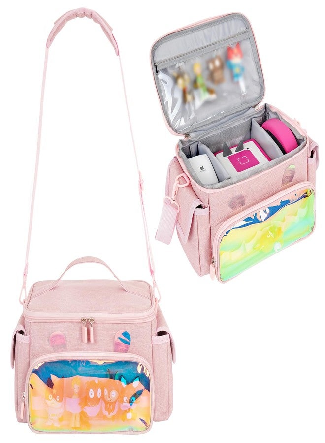 Jaffzora Carrying Case Compatible with Tonies Figures Accessories, Folding Carry Storage Bag for Toniebox Audio Player Starter Set & Kids Dolls Characters, Musical Toy Bag - Image 1