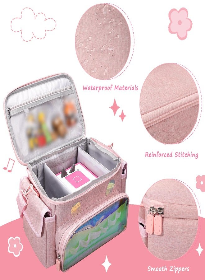 Jaffzora Carrying Case Compatible with Tonies Figures Accessories, Folding Carry Storage Bag for Toniebox Audio Player Starter Set & Kids Dolls Characters, Musical Toy Bag - Image 4