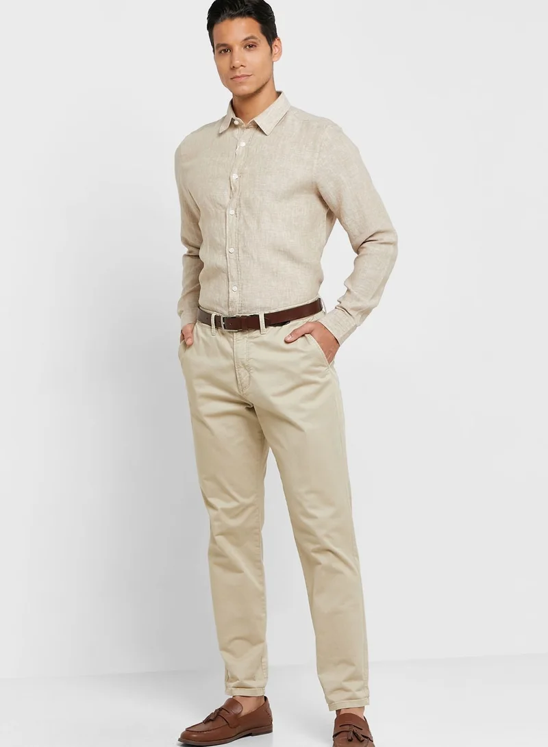 Robert Wood  Linen Blend Shirt for Men | Best Price UAE