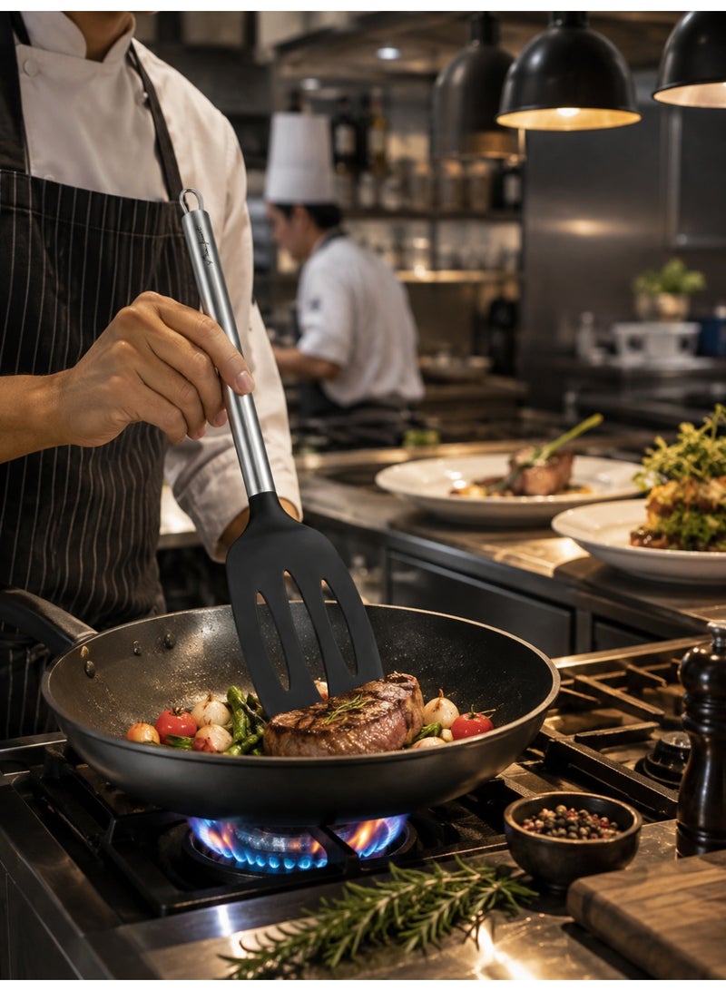 Lamart Nylon Utensils With Stainless-Steel Handle Inox 33 Cm - Image 5