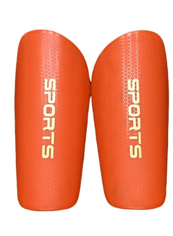 RATSAW Soccer Shin Guards for Kids Youth Adults Protective Soccer Equipment Orange - Image 4