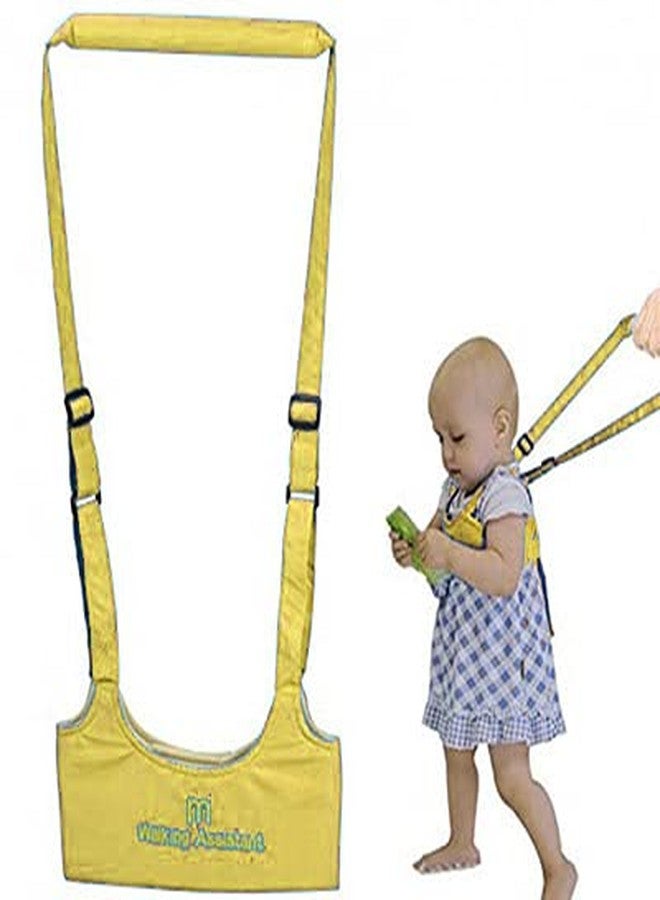 Mopslik Baby Walker Toddler Walking Assistant, Stand Up and Walking Learning Helper for Baby (Yellow) - Image 1
