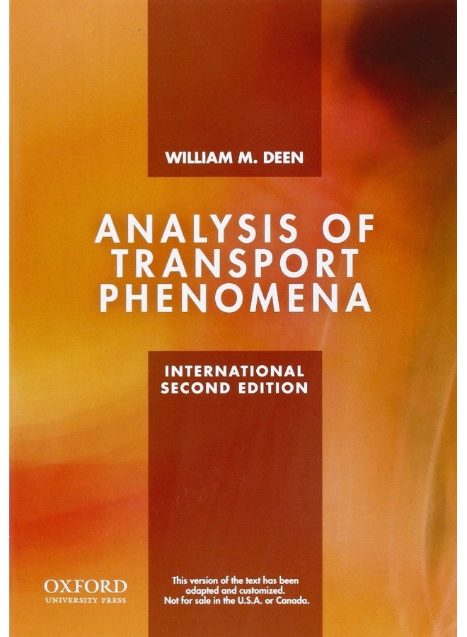 Analysis of Transport Phenomena - Image 1