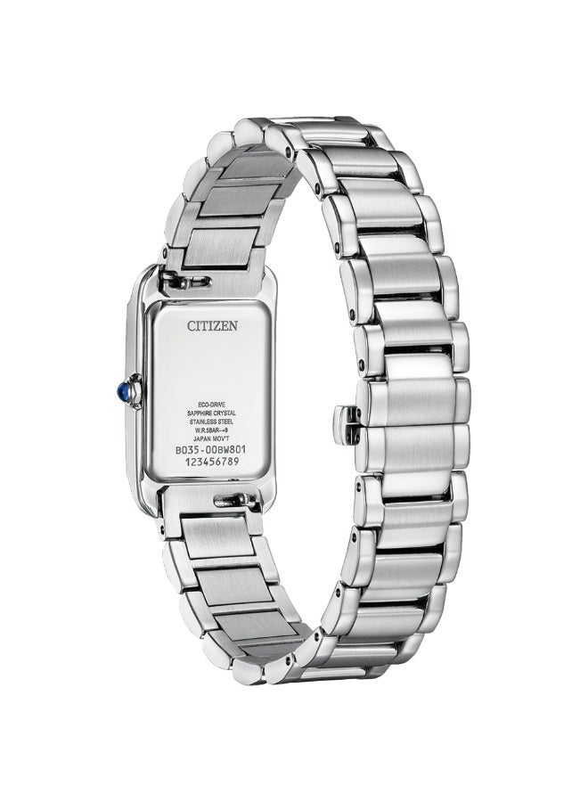 CITIZEN Eco‑Drive Women’s Watch EW5620-55A, 30 mm White Dial, Stainless Steel Case & Bracelet, 50 m WR - Image 5
