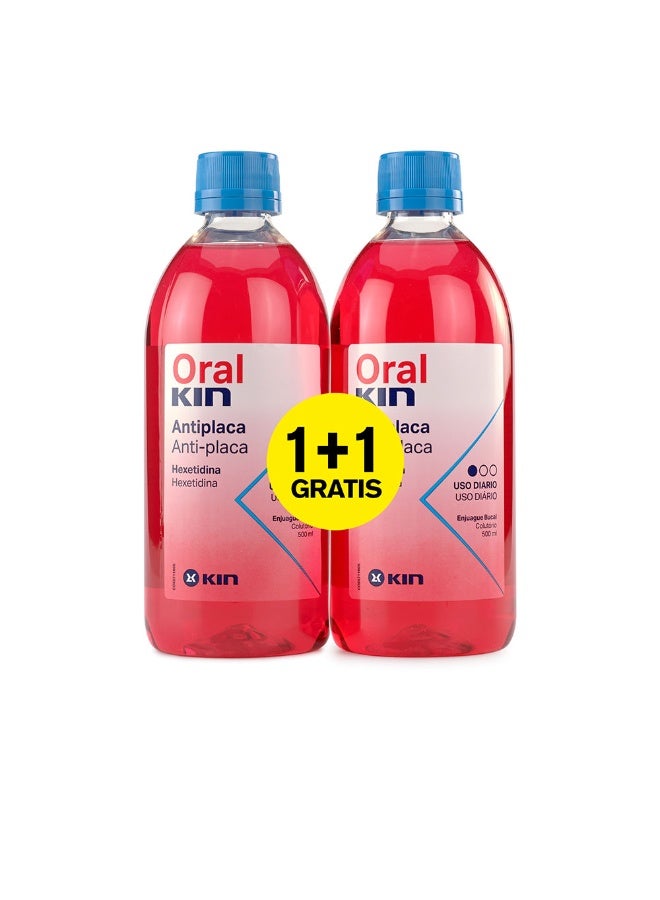 Kin Oralkin Mouthwash Set 2x500ml - Image 1