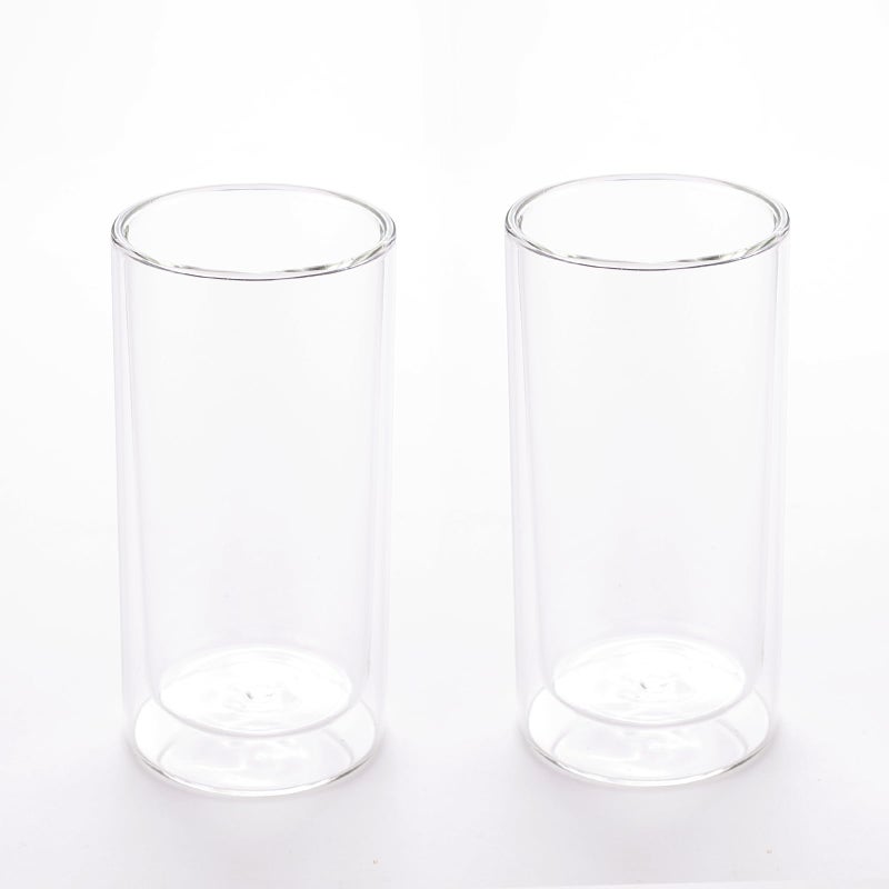 The Better Home UMAI Double Wall Borosilicate Glass Coffee Mug (Set of 2) 250ml | High Thermal Resistance | Microwave & Dishwasher Safe | Gifting Pack for Friends/Family/Couples | Transparent Tea Cups Saucers. - Image 5