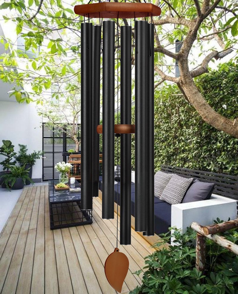 TESECU Sympathy Wind Chimes for Outside Deep Tone, Memorial Loss of a Loved, Large Wind Chimes with 6 Thicken Tubes & Hook, Outdoor Gifts Mother, Garden Decor - Image 1