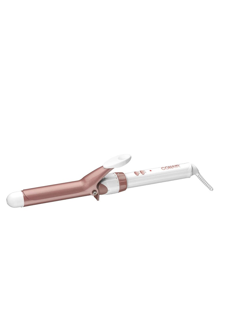 CONAIR مكواة تجعيد كونير مزدوجة من السيراميك مقاس 1 1/4 بوصة، وأسطوانة 1 ¼ بوصة تنتج تجعيدات فضفاضة - للاستخدام على الشعر المتوسط والطويل  - Image 1