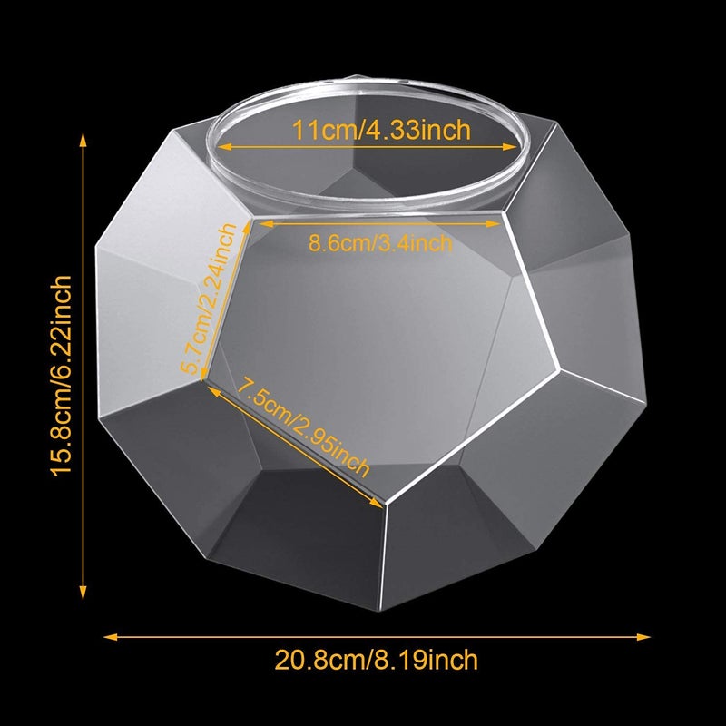 RUSFOL Large-Capacity 12-Sided Polygon Elegant Coffee Pods Holder for Nespresso Vertuoline Capsule - Image 3