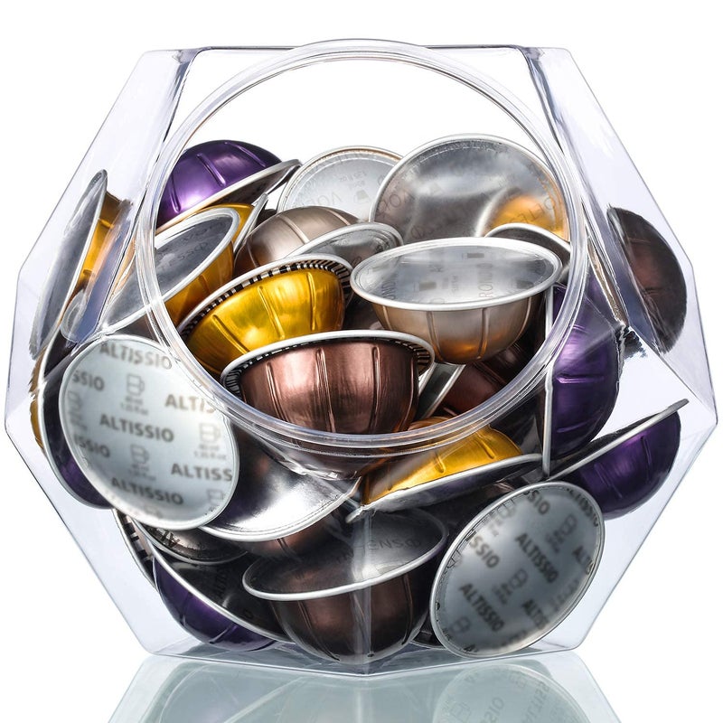 RUSFOL Large-Capacity 12-Sided Polygon Elegant Coffee Pods Holder for Nespresso Vertuoline Capsule - Image 2