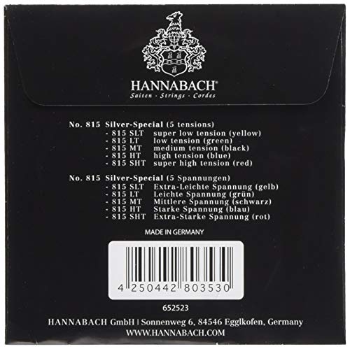 Hannabach Series 815 Medium Tension Silver Special Single G3 String for Classic Guitar (652523) - Image 2