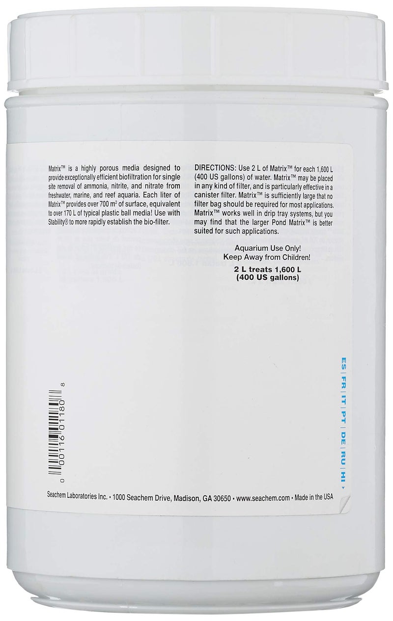 Seachem Matrix, 2 L / 67.6 oz. - Image 2