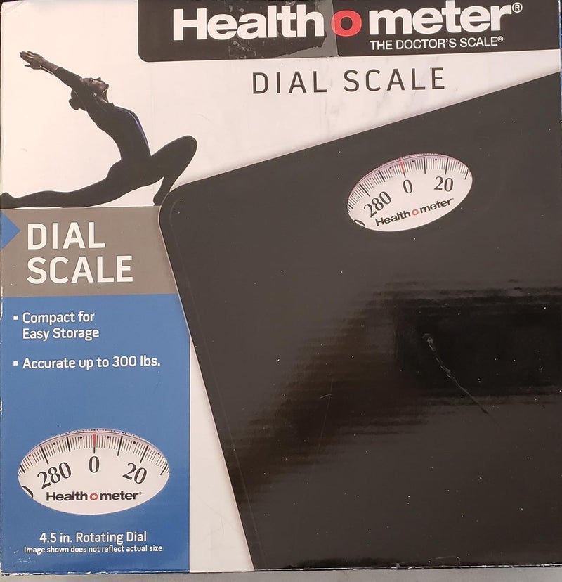 Health O Meter Dial Scale Black - Image 1