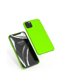 Silicone & Microfiber Lining Case for Apple iPhone 13 Pro Max -6.7in (Limo Green)
