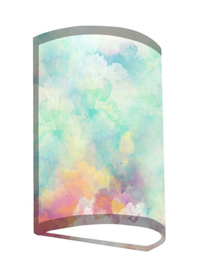 Nutcase 7 watts Designer Arc Wall Mounted Half Shade Bedside Fabric Lampshade Sconces with B22 Brass Holder and Lights Bulb, Multicolour - Image 5