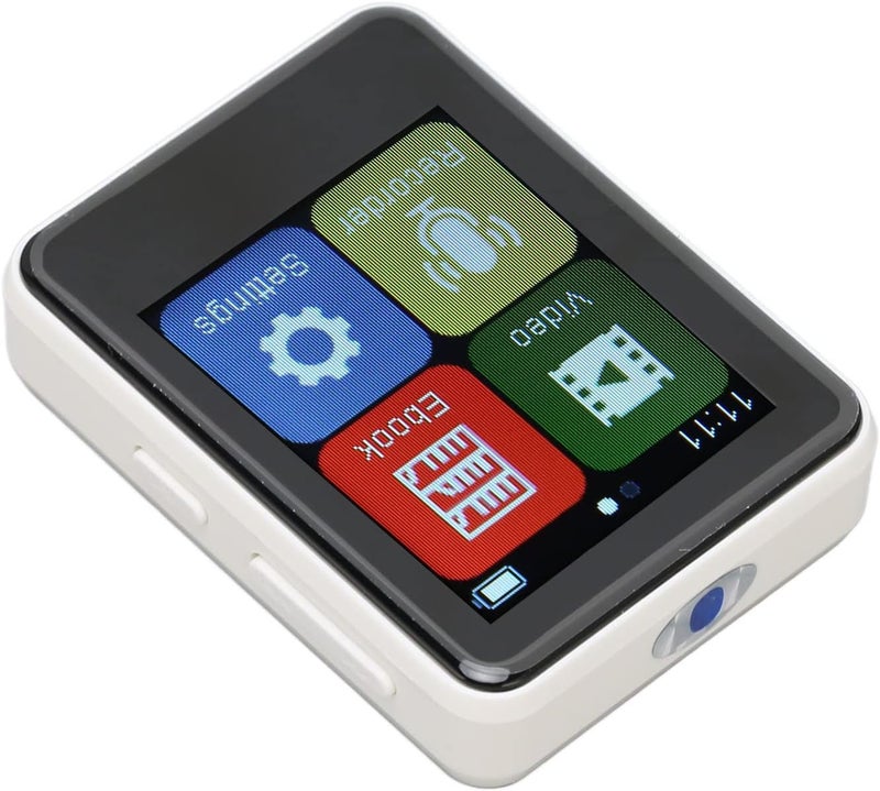 مشغل MP3 المحمول من SUNGOOYUE بشاشة تعمل باللمس مقاس 1.8 بوصة، بلوتوث 5.0، صوت عالي الدقة، هيكل معدني، دعم تنسيقات صوتية متعددة، بطارية مدمجة 500 مللي أمبير (بطاقة ذاكرة 256 جيجابايت) - Image 4