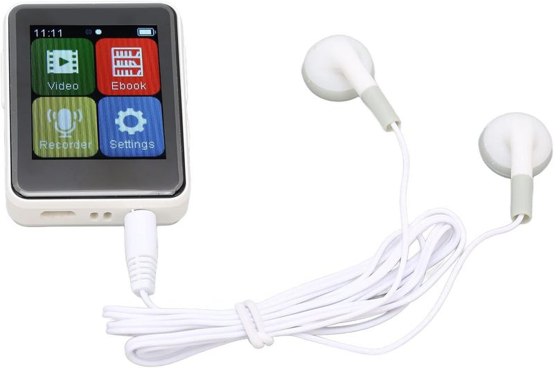 مشغل MP3 المحمول من SUNGOOYUE بشاشة تعمل باللمس مقاس 1.8 بوصة، بلوتوث 5.0، صوت عالي الدقة، هيكل معدني، دعم تنسيقات صوتية متعددة، بطارية مدمجة 500 مللي أمبير (بطاقة ذاكرة 256 جيجابايت) - Image 2
