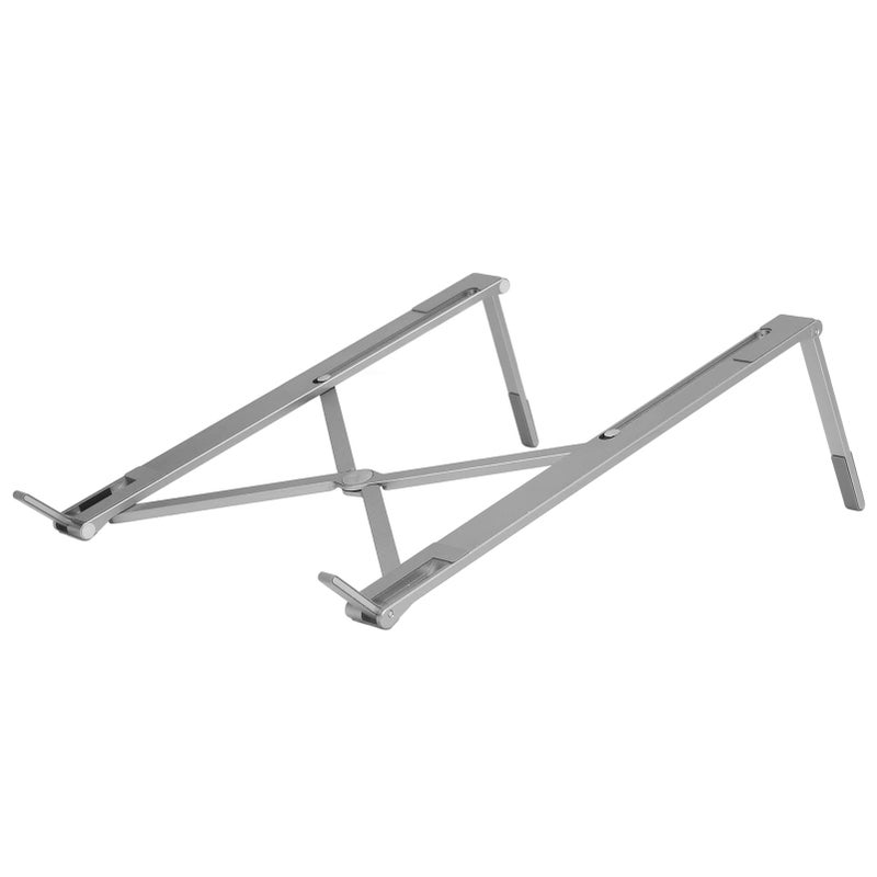 Adjustable Foldable Laptop Stand Portable Desktop Holder For 10 To 17 Inch Gray - Image 3