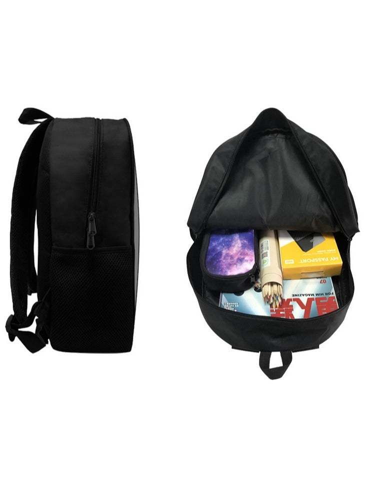 حقيبة مدرسية مكونة من ثلاث قطع بسعة كبيرة بتصميم كرتوني لطلاب المدارس الابتدائية والثانوية من بيكاتشو - Image 3