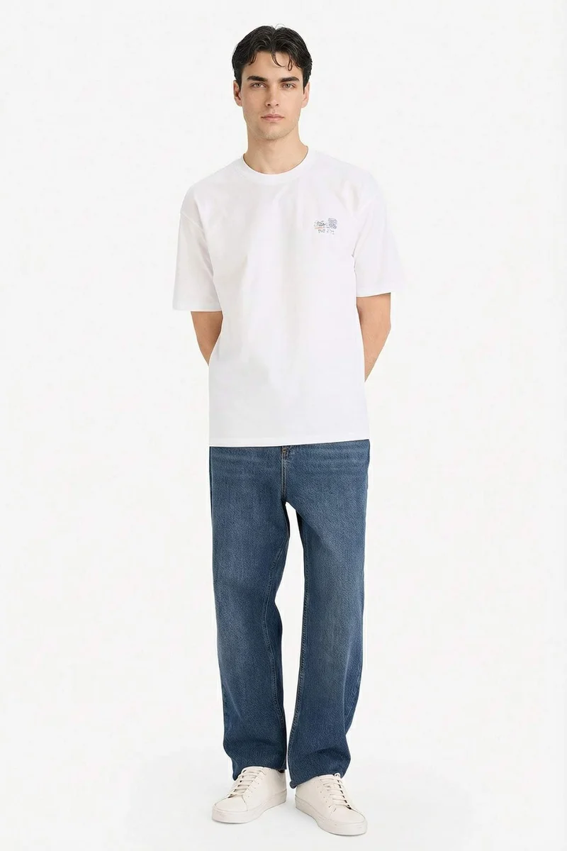 DeFacto Boxy Fit Short Sleeve T-Shirt