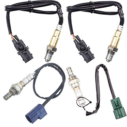 higherbro 4X Air Fuel Ratio Oxygen Sensor 1 & 2 for Nissan Xterra Frontier Pathfinder 2005 2006 4.0L Upstream + Downstream - Image 1
