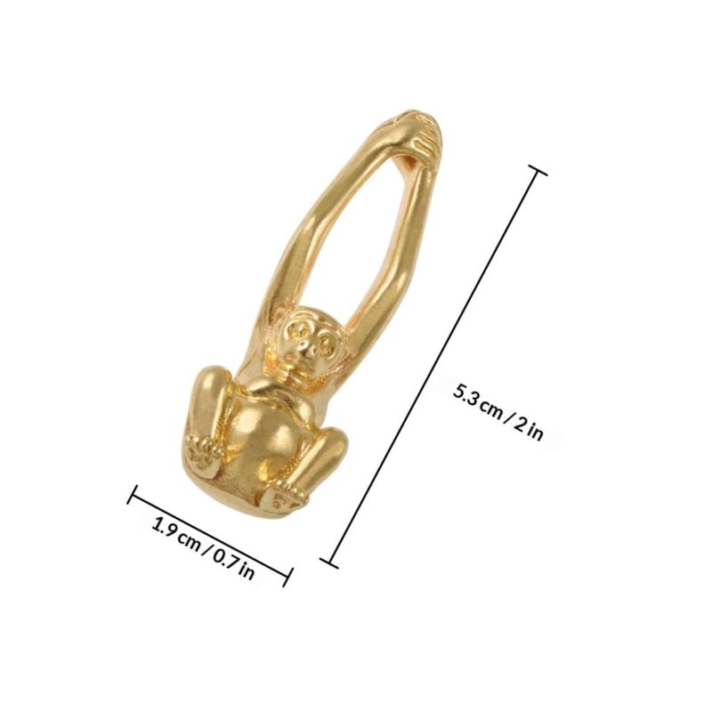 Brass Monkey Cabinet Door Handles Drawer Pulls for Wardrobe Dresser Furniture Hardware - Image 3