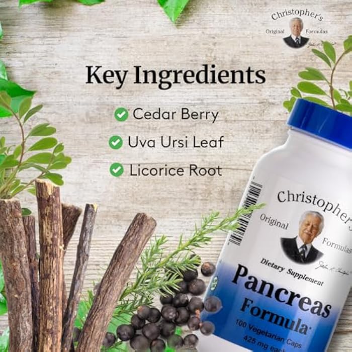 Christopher's Original Formulas Pancreas Formula - Pancreas Cleanse Detox & Repair - Probiotics for Digestive Health - Image 3