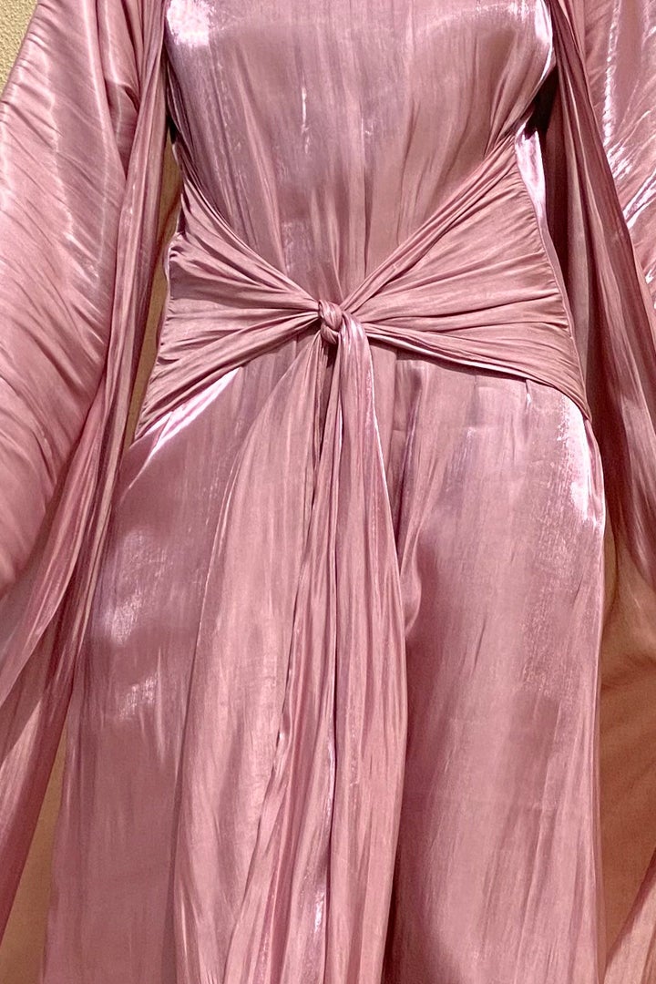 Moistreet 3 Piece Shimmer Abaya Set - Image 3
