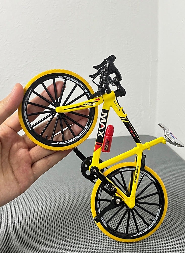 1:8 Model Alloy Bicycle Diecast Simulation Mountain Finger Bike Collection Gifts Toy - Image 1