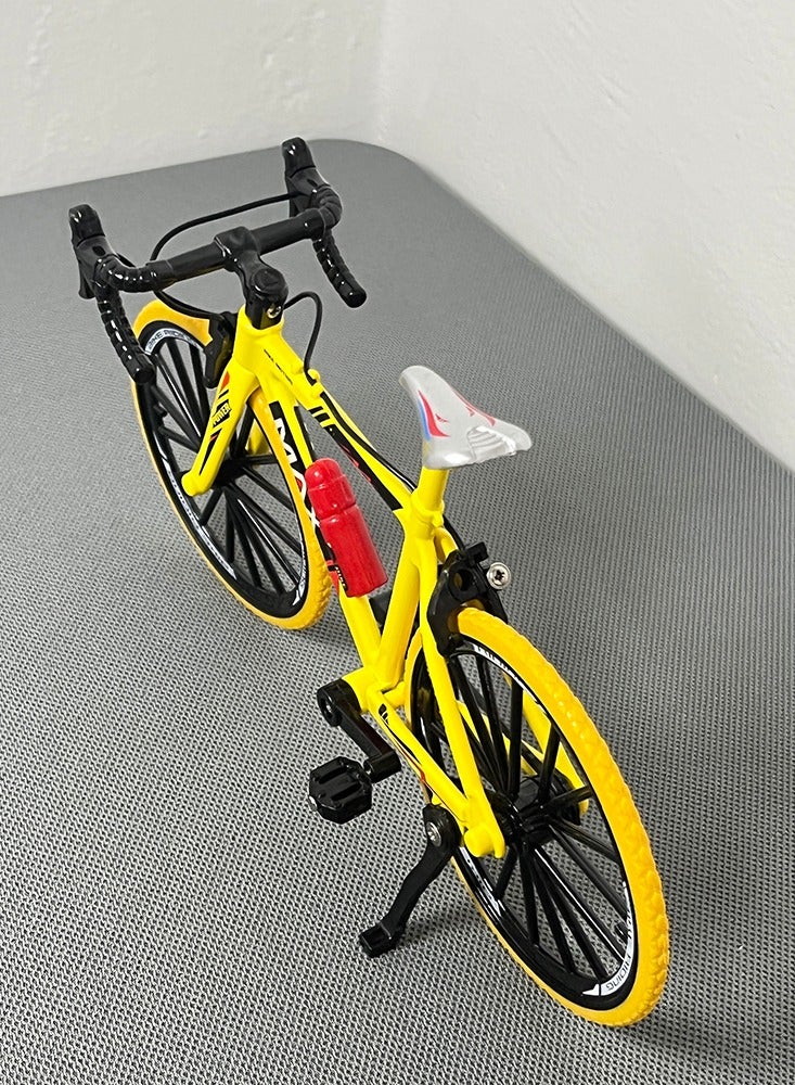 1:8 Model Alloy Bicycle Diecast Simulation Mountain Finger Bike Collection Gifts Toy - Image 4