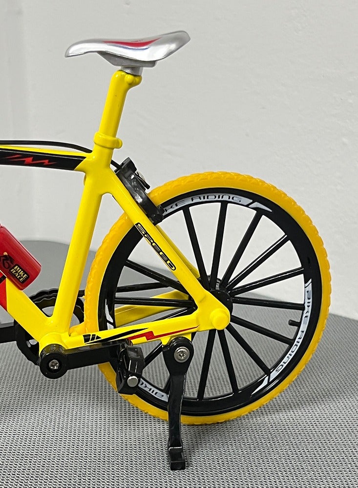 1:8 Model Alloy Bicycle Diecast Simulation Mountain Finger Bike Collection Gifts Toy - Image 5