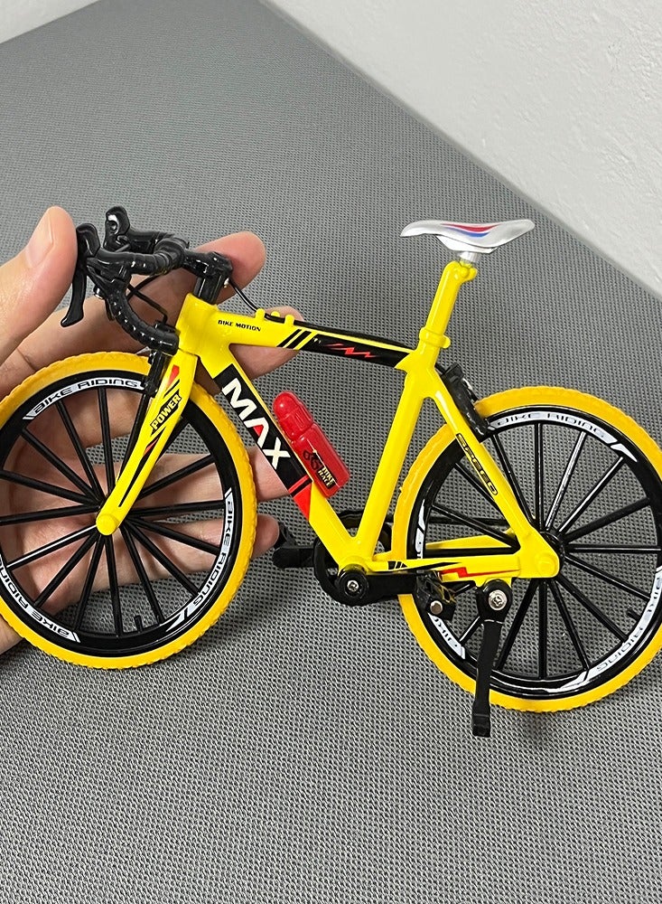 1:8 Model Alloy Bicycle Diecast Simulation Mountain Finger Bike Collection Gifts Toy - Image 2