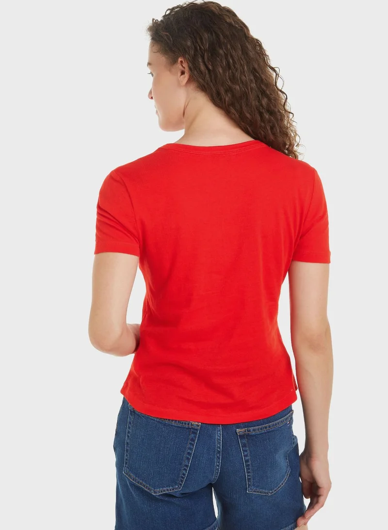 TOMMY HILFIGER Crew Neck Graphic T-Shirt