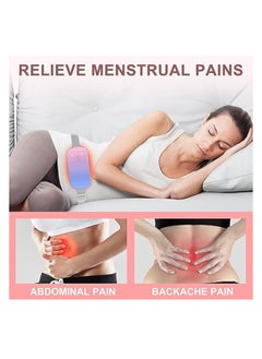 KASTWAVE Cordless Heating Pad, Portable Menstrual Heating Pad, Electric Heating Pad for Back, Abdomen, Neck and Shoulder Pain Relief, with 3 Heat Levels and 3 Massage Modes, for Cramps  - Image 5