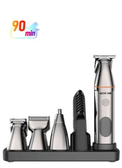 GREEN LION 5 In 1 Multi-Function Hair Clipper Set 600mAh - Black  - Image 1