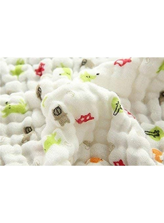 Baby Station Muslin Cotton Face Towels For Newborn Baby Extra Soft Hankies Reusable Napkins For Infants Toddlers (Pack Of 5) White 30 * 30 - Image 5