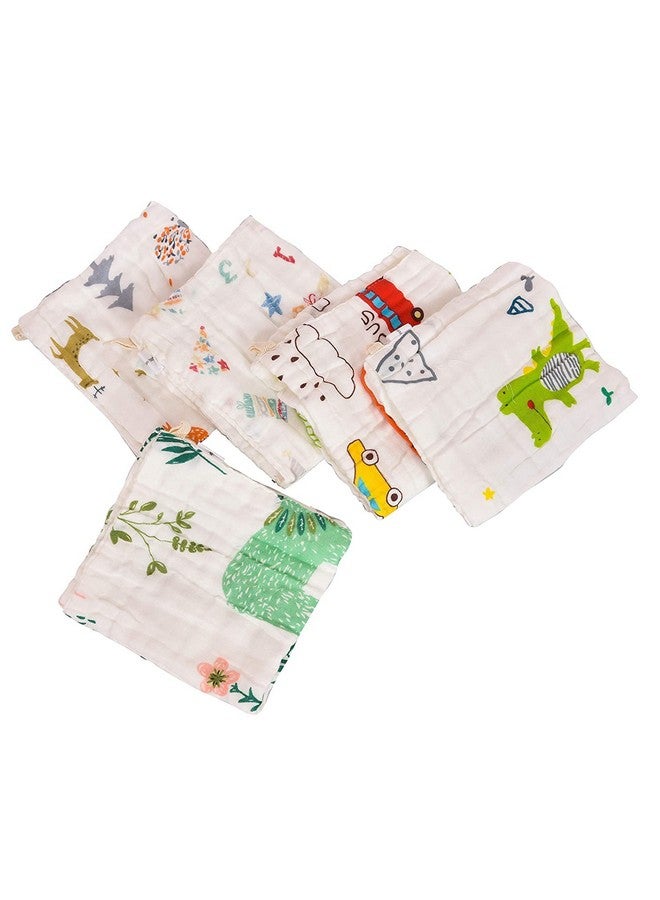 Baby Station Muslin Cotton Face Towels For Newborn Baby Extra Soft Hankies Reusable Napkins For Infants Toddlers (Pack Of 5) White 30 * 30 - Image 3