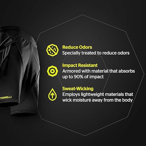 Storelli ExoShield Goalkeeper Shorts, High-Impact Protection, Sweat-Wicking, Breathable Athletic Shorts for Soccer & Heavy-Duty Sports, Black, Medium - Image 4