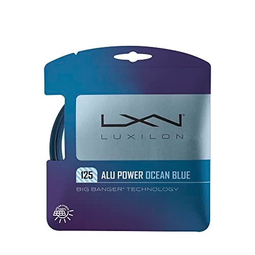 Luxilon ALU Power 125 Tennis String - Set, Ocean Blue - Image 1