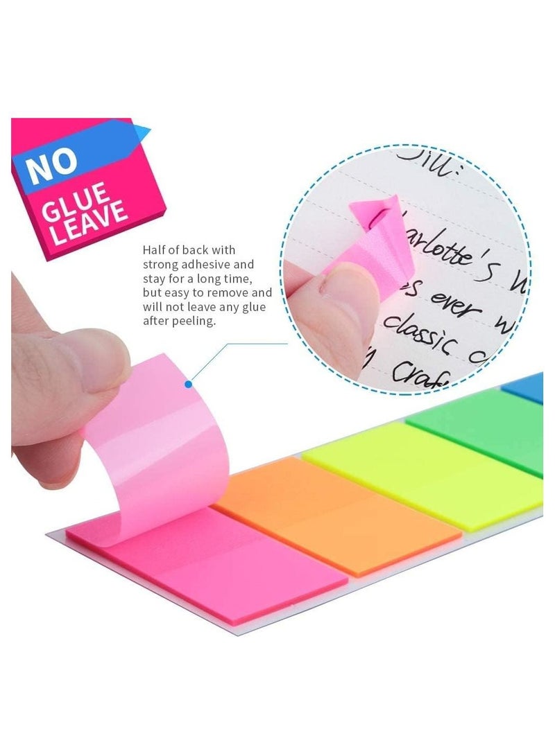 Generic 960 Pcs Flags Index Tabs Sticky Notes Writable Labels Page Markers Bookmarks Text Highlighter Strips Sticky Flag Index Sticker with 12 cm Measurement for Office School Home 8 Colors  - Image 4