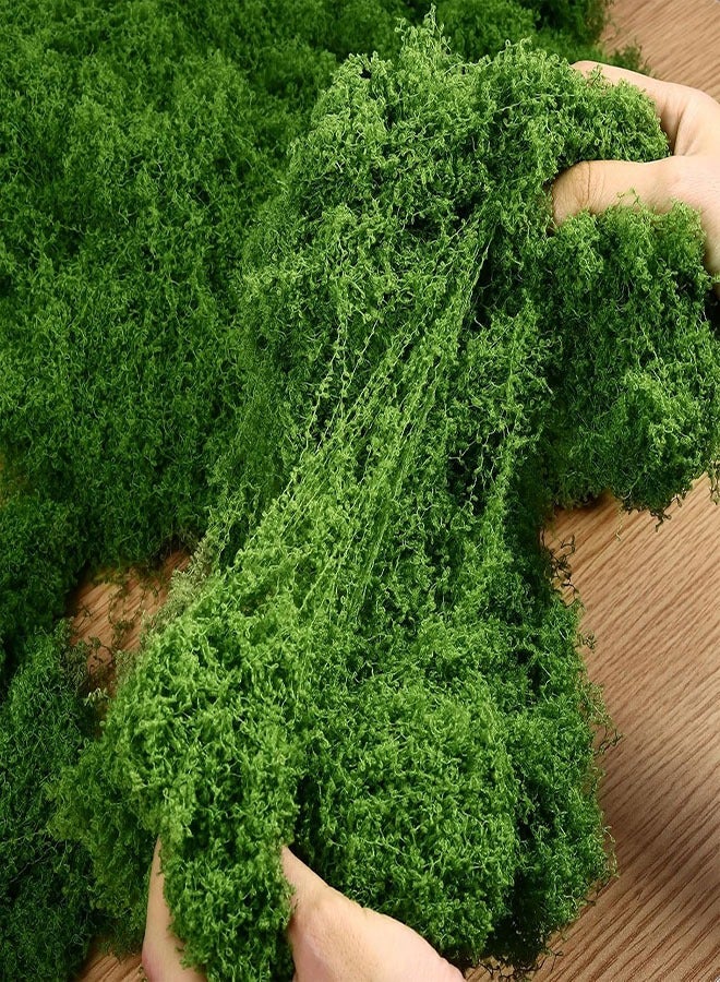 Generic Artificial Moss for Crafts, 100g Fake Green Moss for Potted Plants, Faux Moss Decor for DIY Decorative, Walls,Table Centerpieces Decor Aquarium Landscaping Floral Wedding  - Image 4