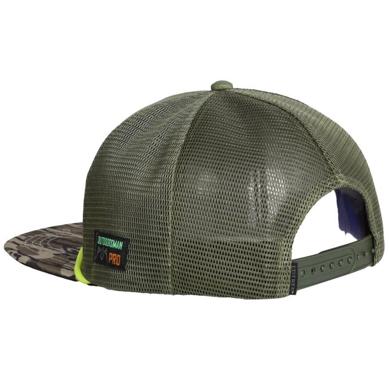 EDTREK Elite Youth Country Hat for Big Kids - Boys Snapback Hat with Flat Brim (Brook Trout - Olive Bottomland Camo) - Image 5
