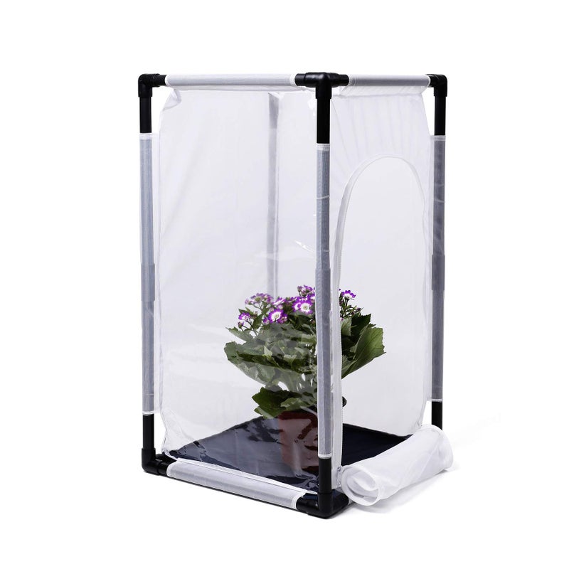 RESTCLOUD 30" Large Monarch Butterfly Habitat Cage, Outdoor Insect Mesh Cage Terrarium 16.5" x 16.5" x 30" - Image 1