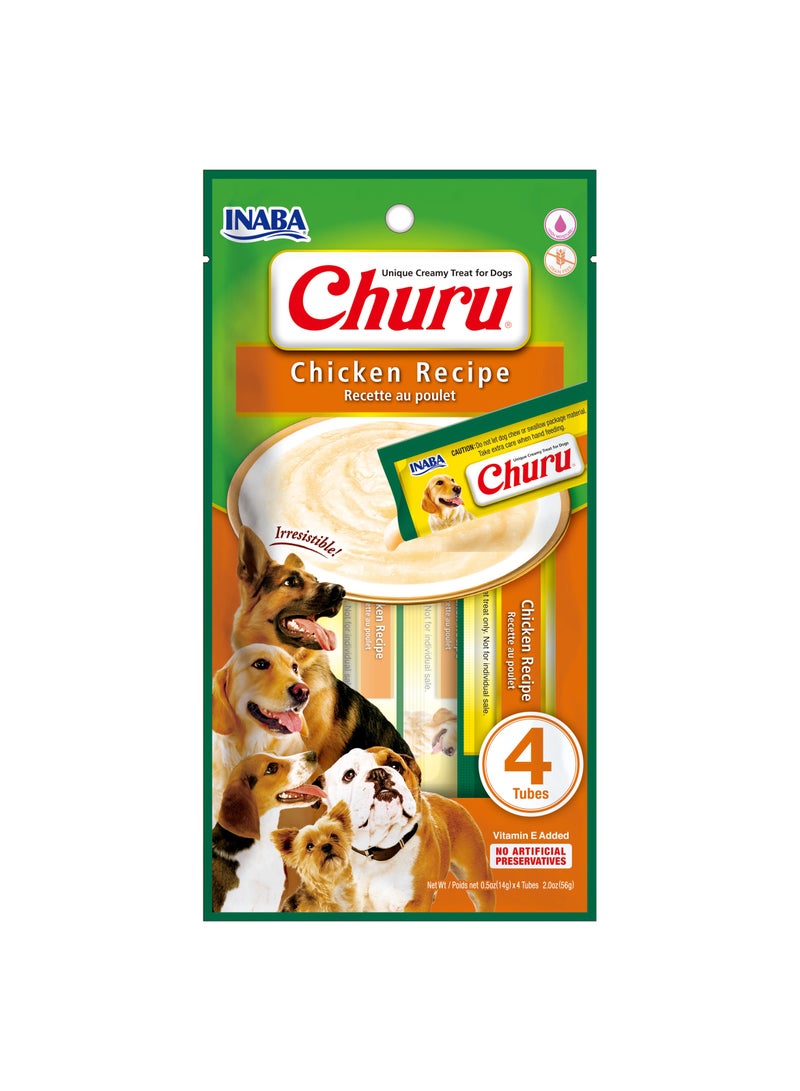 INABA Dog Churu Chicken Recipe 40G - Image 1