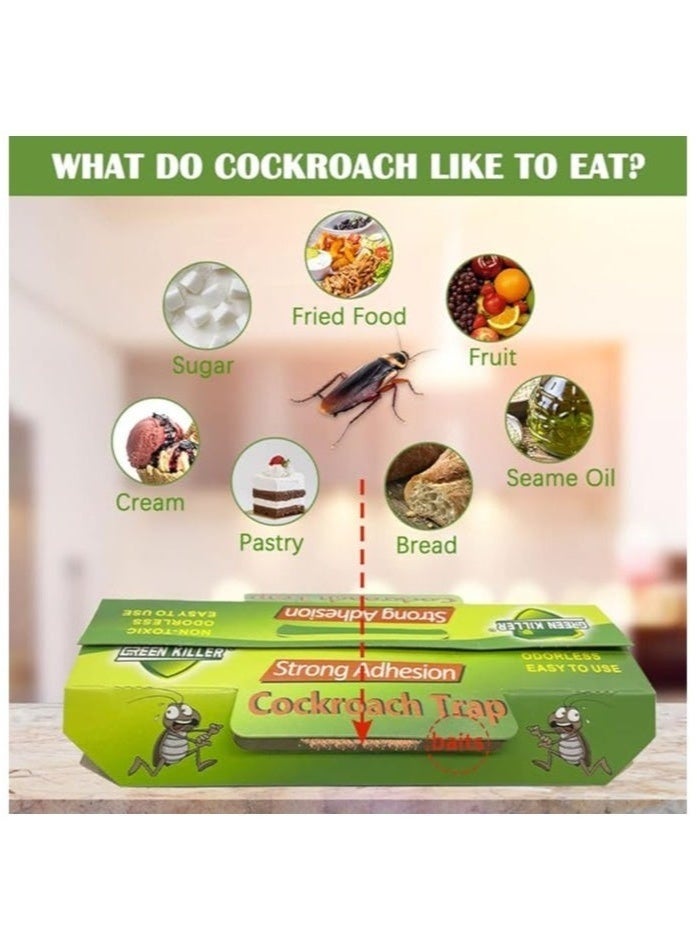 GREEN KILLER 10 Pieces Strong Adhesion Cockroach Trap In One Box - Image 3