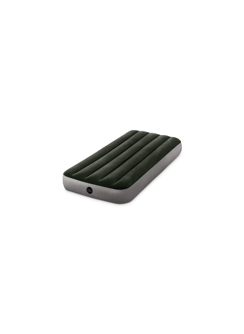 INTEX Prestige Downy Twin Dura-Beam Airbed Fiber-tech Technology, Green  - Image 3